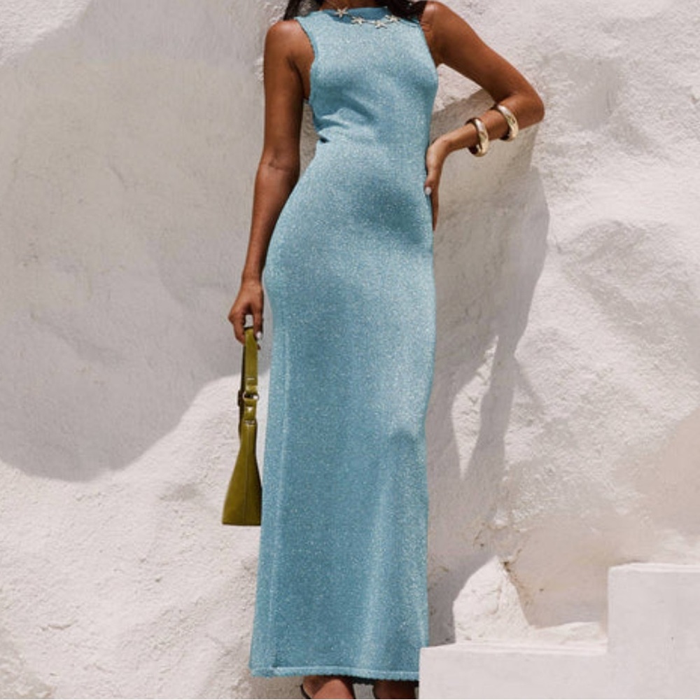 Superdown Blue Maxi Dress